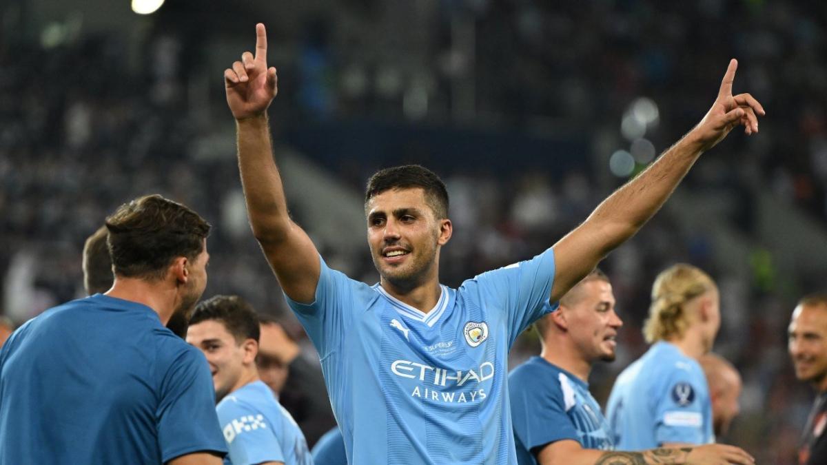 Manchester City midfielder Rodri